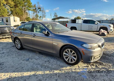 2015 BMW 528 I z USA, uszkodzony, nr VIN WBA5A5C54FD522264